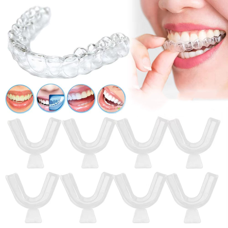 Teeth Whitening Mouth Guard - Protetor Bucal de Silicone (1/3/6 Pares)