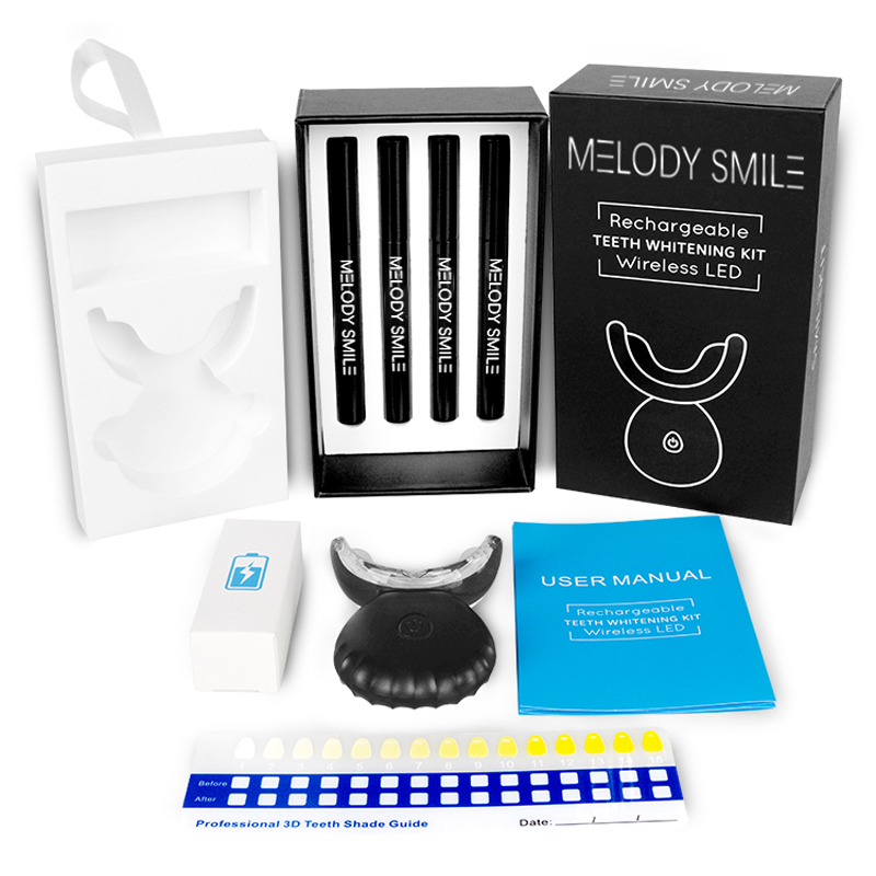 Teeth Whitening Logo - Kit de Clareamento Dental LED Sem