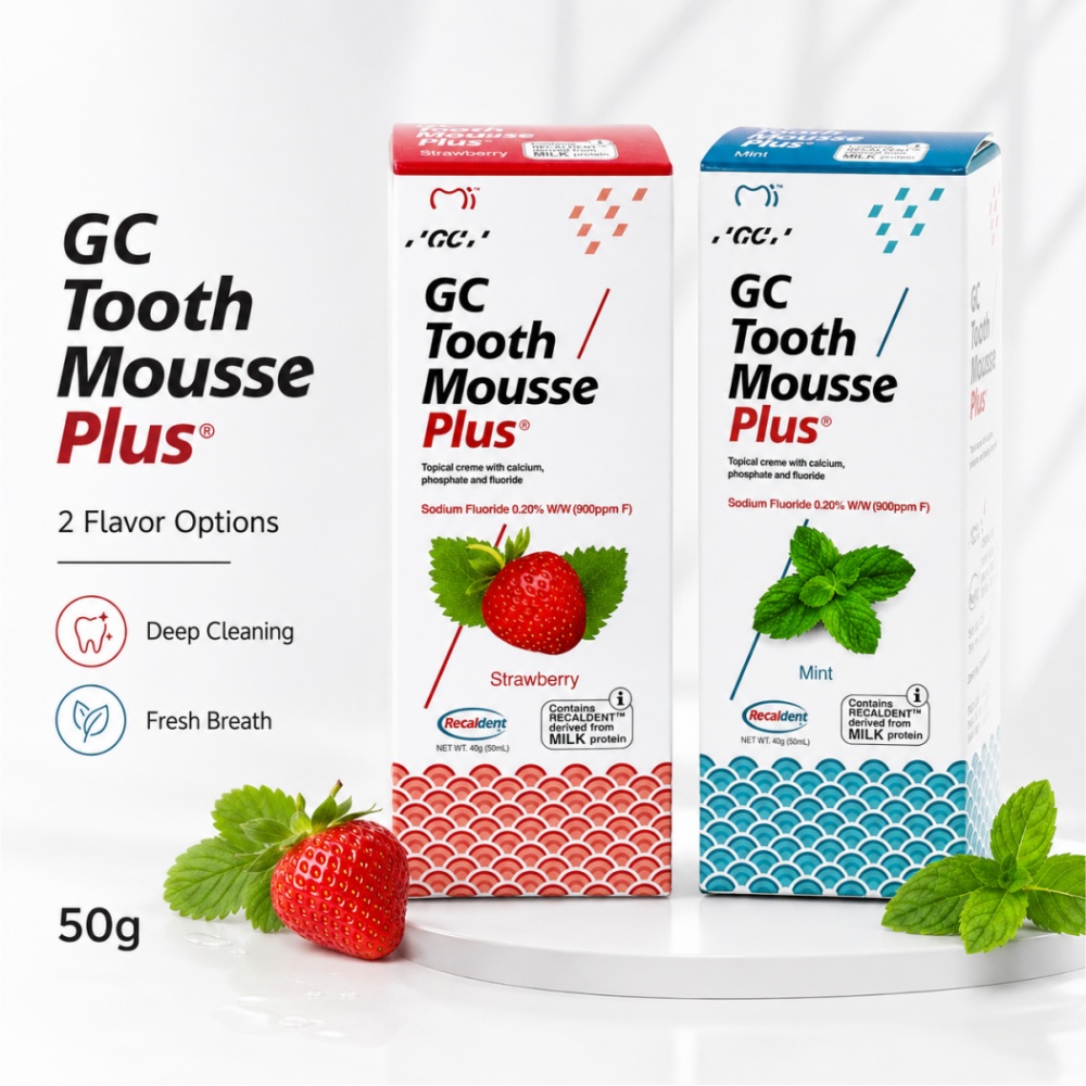 Teeth Whitening Foam - GCTooth Mousse Plus Sabor Menta e