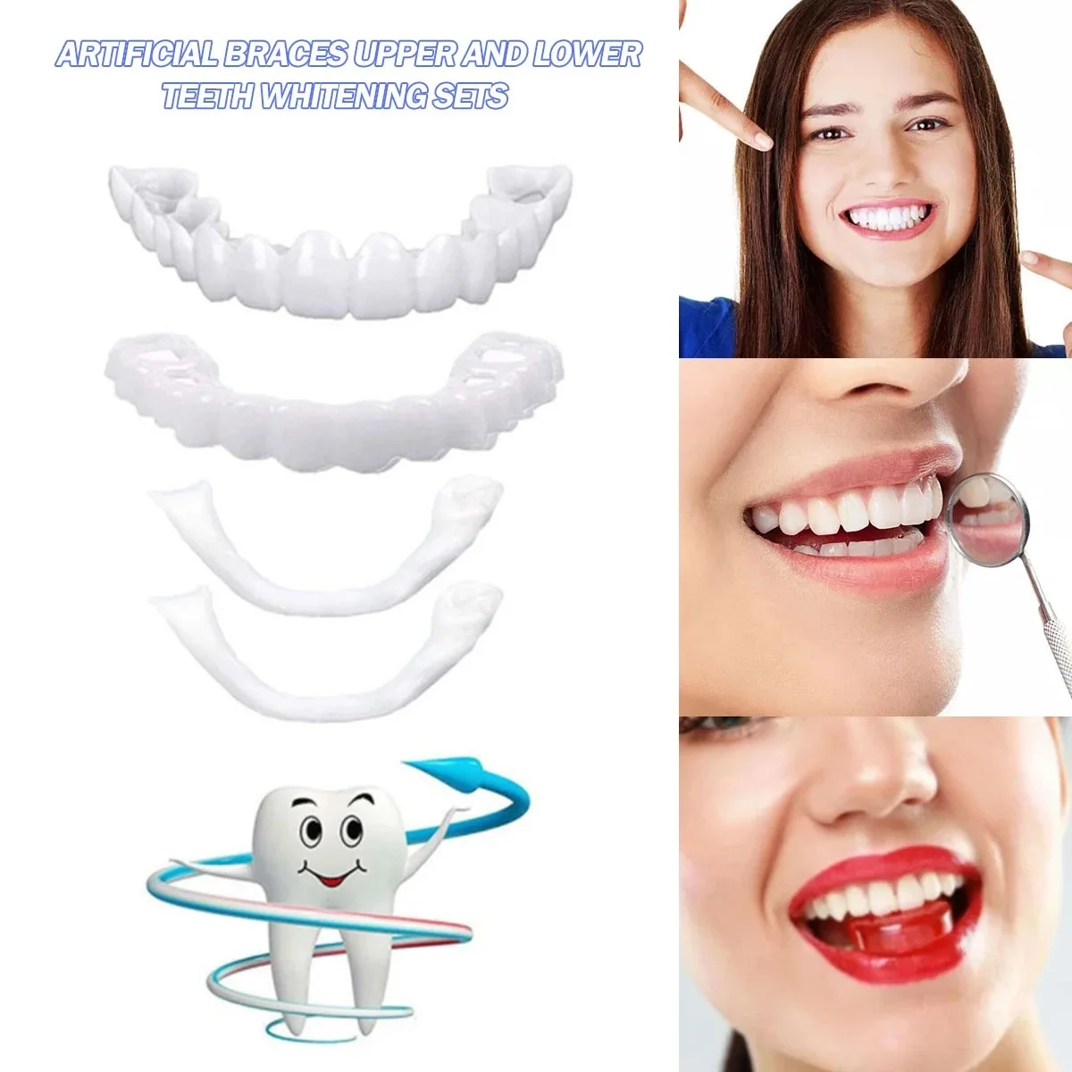Teeth Whitening Session - Veneers Dentários para Clareamento, Dentaduras, Aparelhos