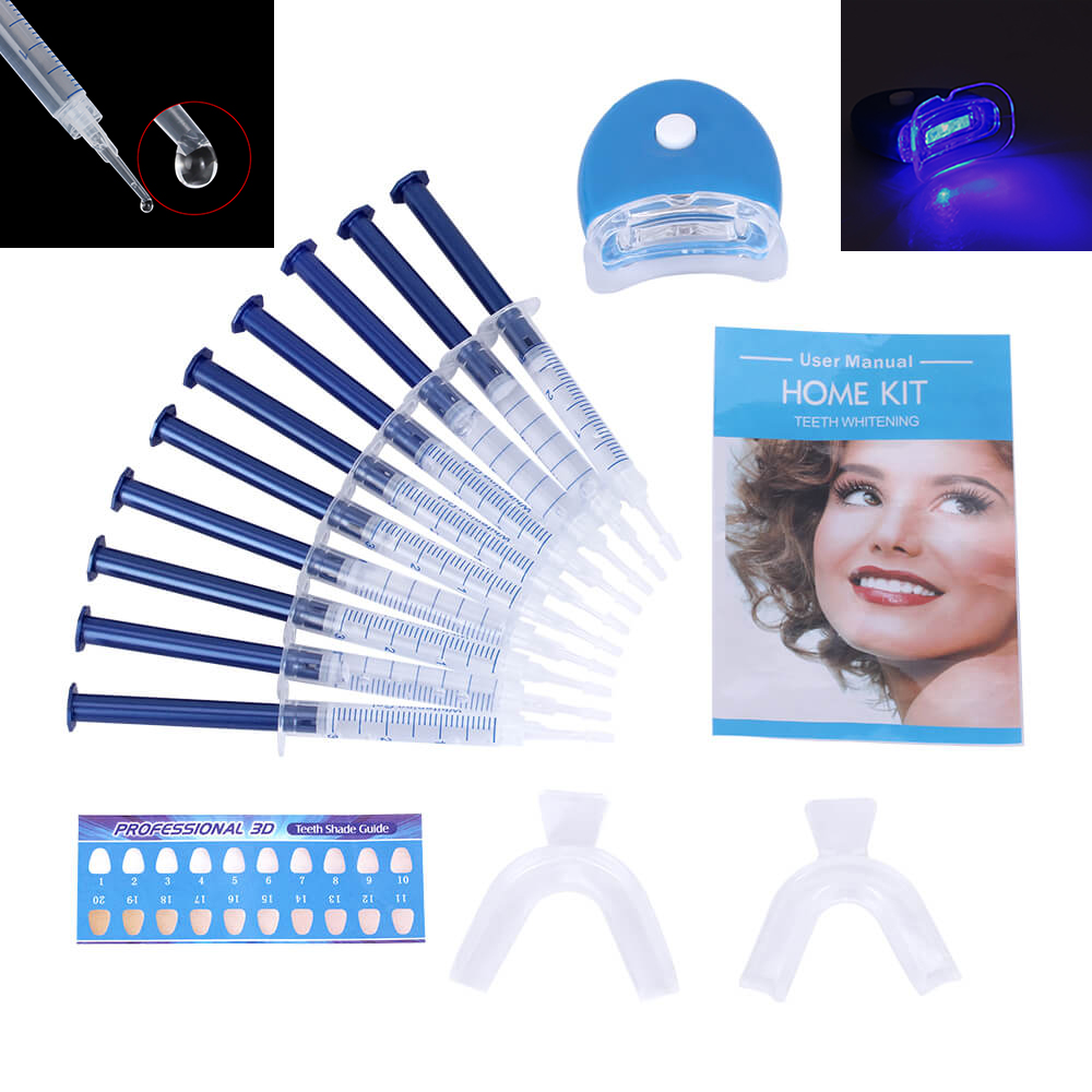 Teeth Whitening Foam - 1 conjunto de clareamento dental com