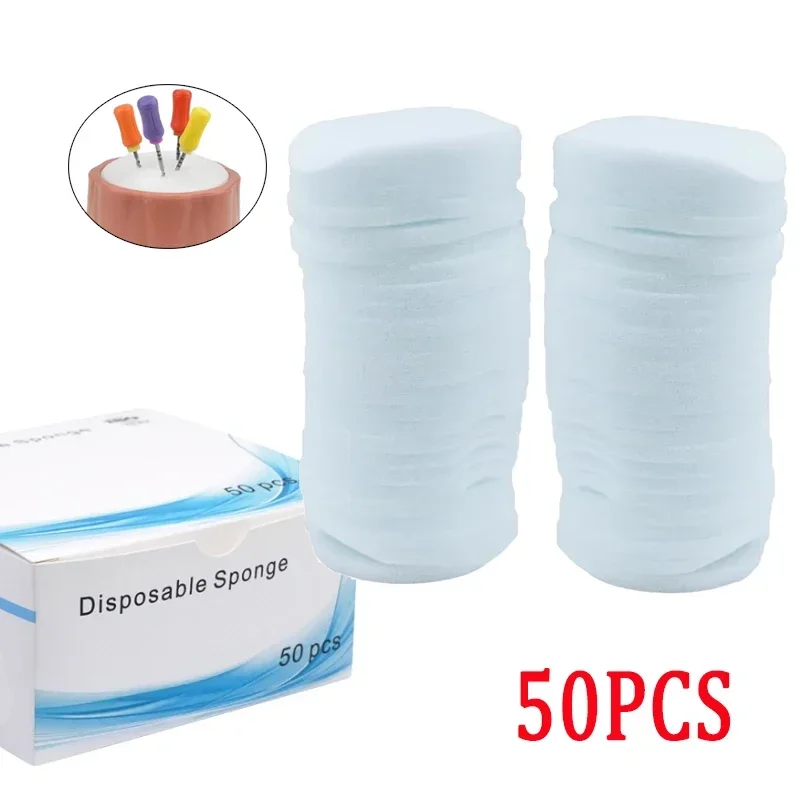 Teeth Whitening Foam - 50 pçs/caixa descartável limpo esponja almofada