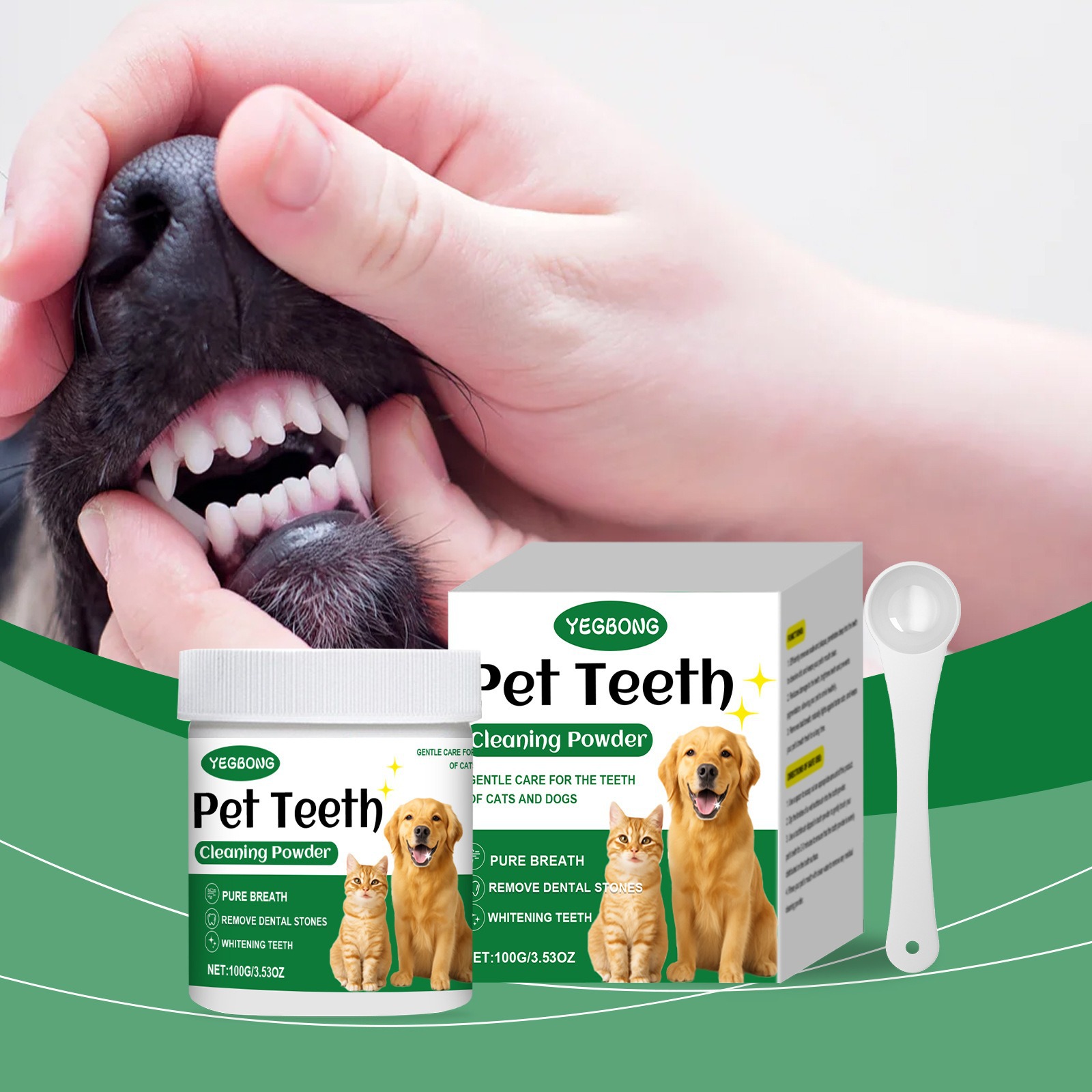 Teeth Whitening Session - Pó de limpeza de dentes para