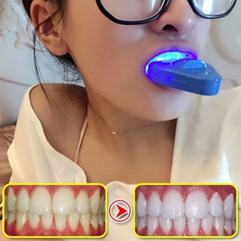 Teeth Whitening Video - Luz LED para Clareamento Dental, Luz
