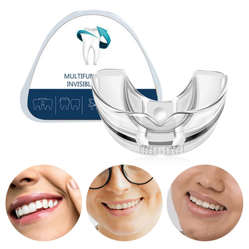Teeth Whitening Mouth Guard - 3 estágios dental ortodôntico chaves retentor