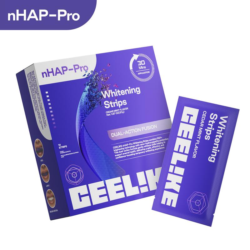 Teeth Whitening Retainer - Tiras Clareadoras de Dentes Roxas 14un.
