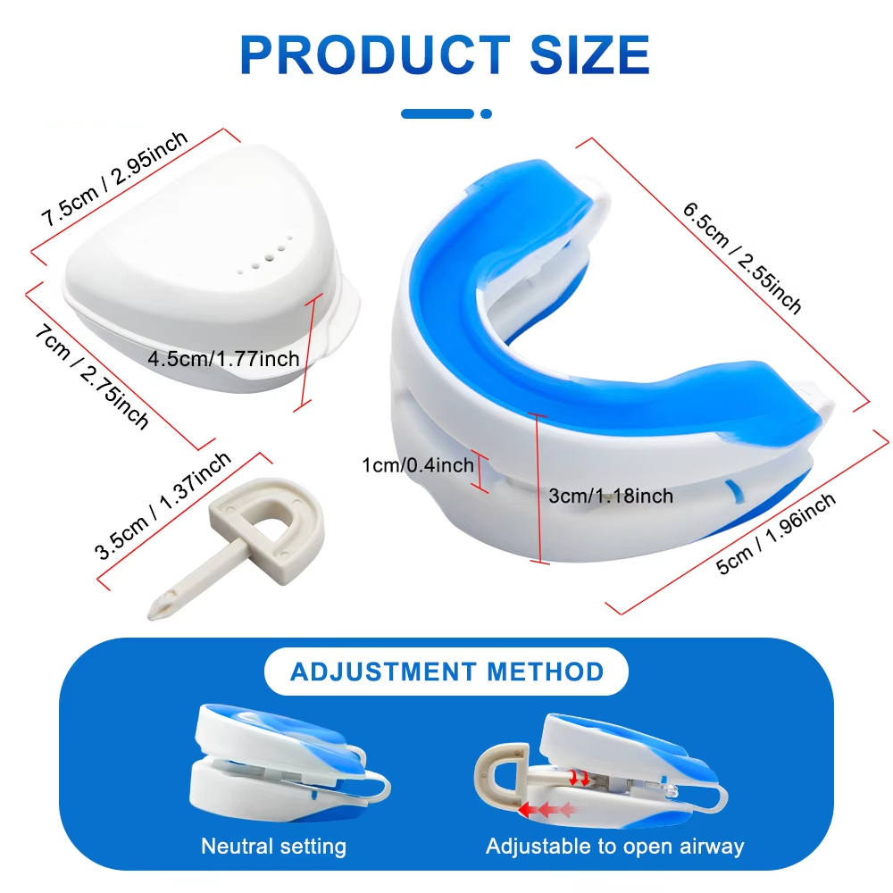 Teeth Whitening Mouth Guard - Protetor Bucal Anti Ronco, Dispositivo Ajustável