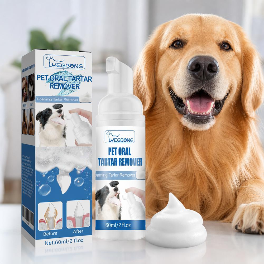 Teeth Whitening Foam - Limpeza Oral para Pets: Spray Espumante