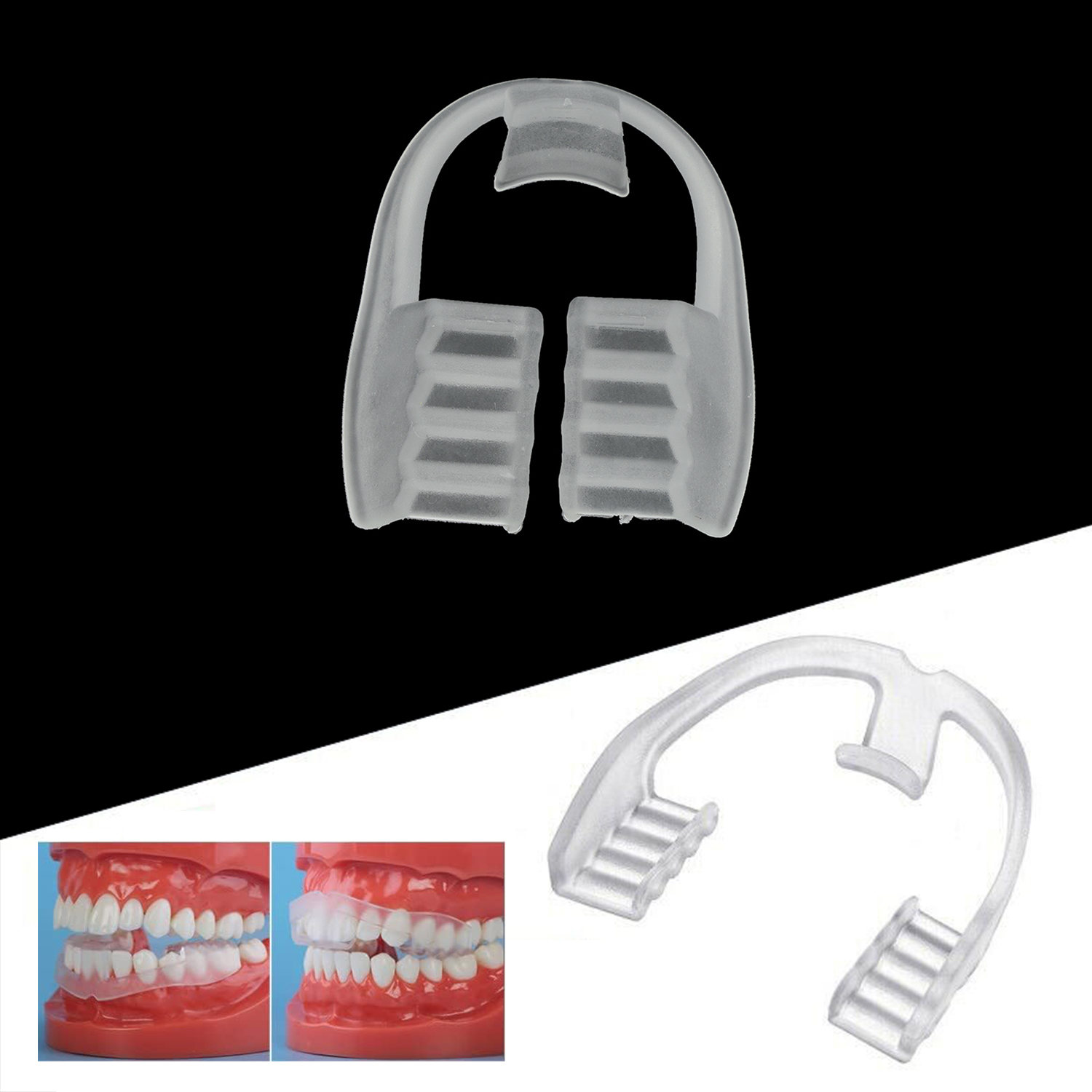 Teeth Whitening Mouth Guard - 2 pçs wellk dental boca guarda