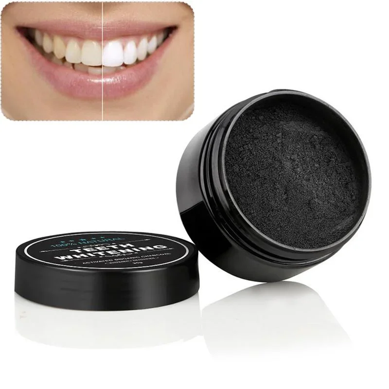 Teeth Whitening Charcoal - Pó de carvão para dentes de