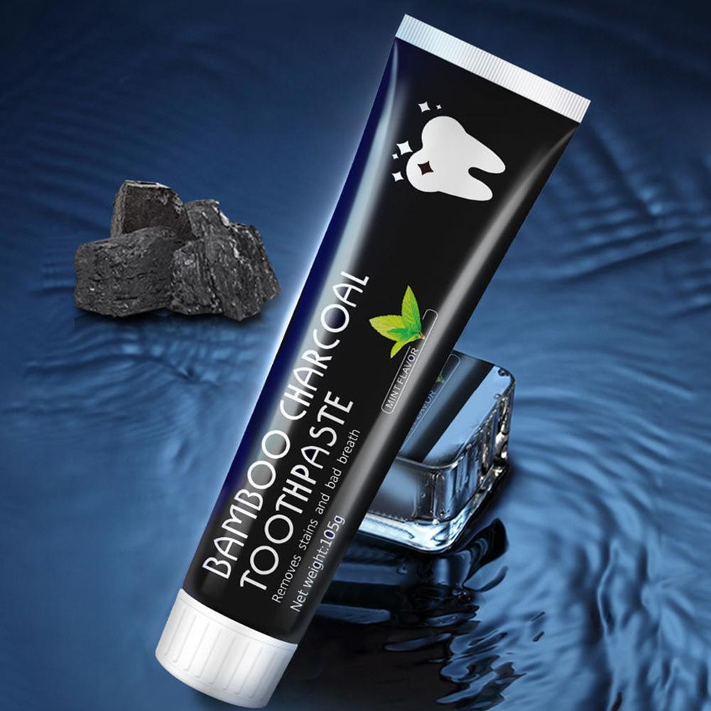 Pasta de dente de carvão de ba - Teeth Whitening Charcoal avaliação e preço