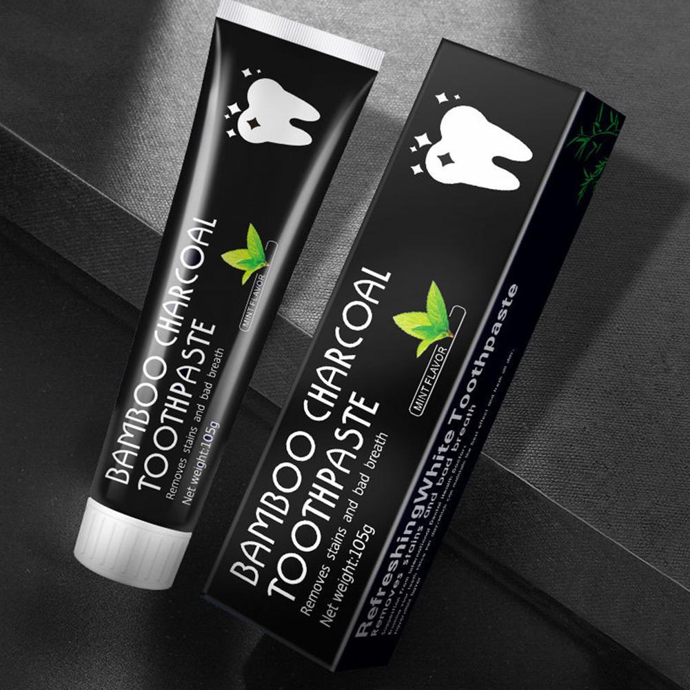 Pasta de dente de carvão de ba - Teeth Whitening Charcoal avaliação e preço