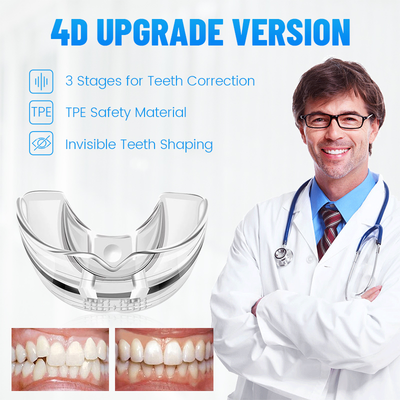 3 estágios dental ortodôntico  - Teeth Whitening Mouth Guard avaliação e preço