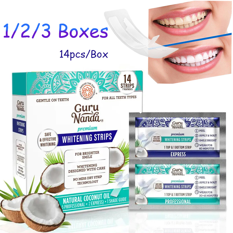 14pcs/caixa Fitas Clareadoras  - Teeth Whitening Retainer avaliação e preço