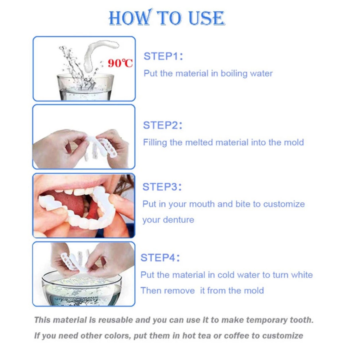 Novas Facetas Dentárias Reutil - Teeth Whitening Video avaliação e preço