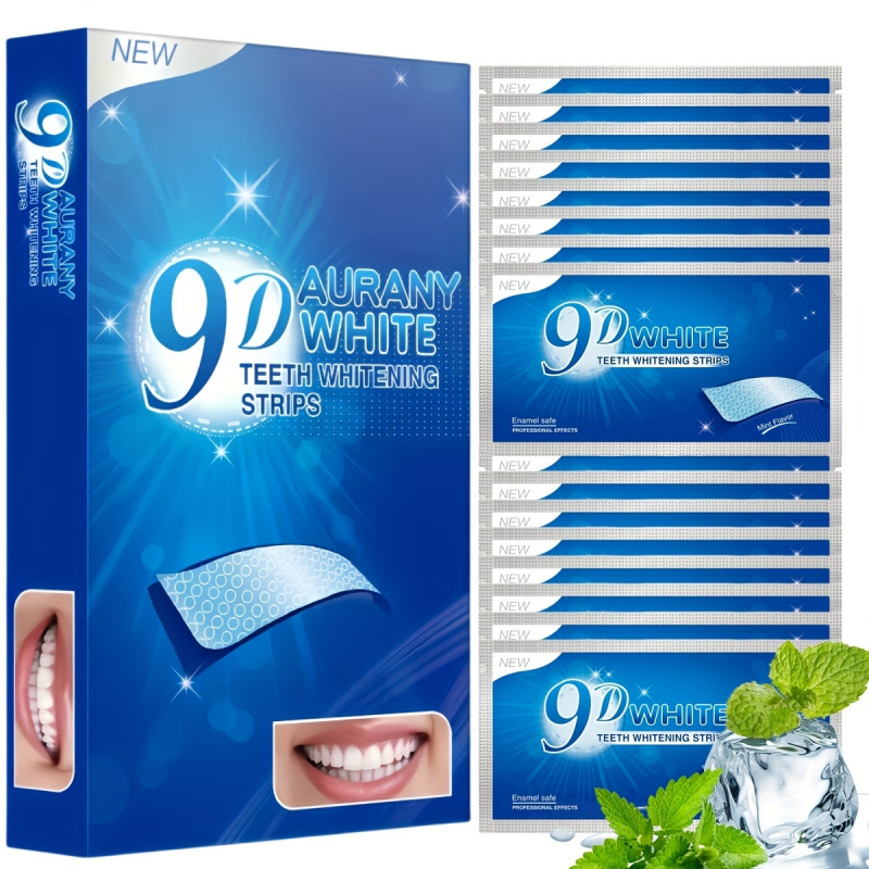 21 pares de tiras de clareamen - Teeth Whitening Foam avaliação e preço