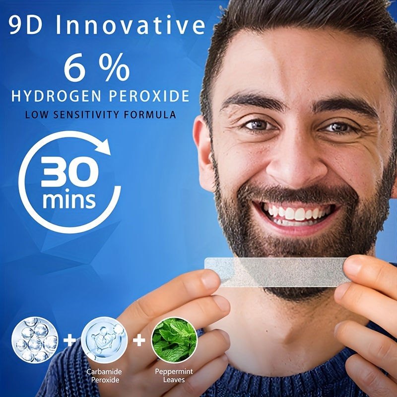21 pares de tiras de clareamen - Teeth Whitening Foam avaliação e preço