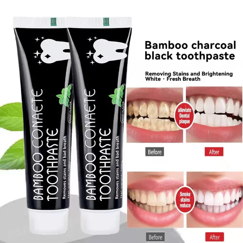 Clareador creme dental de carv - Teeth Whitening Charcoal avaliação e preço