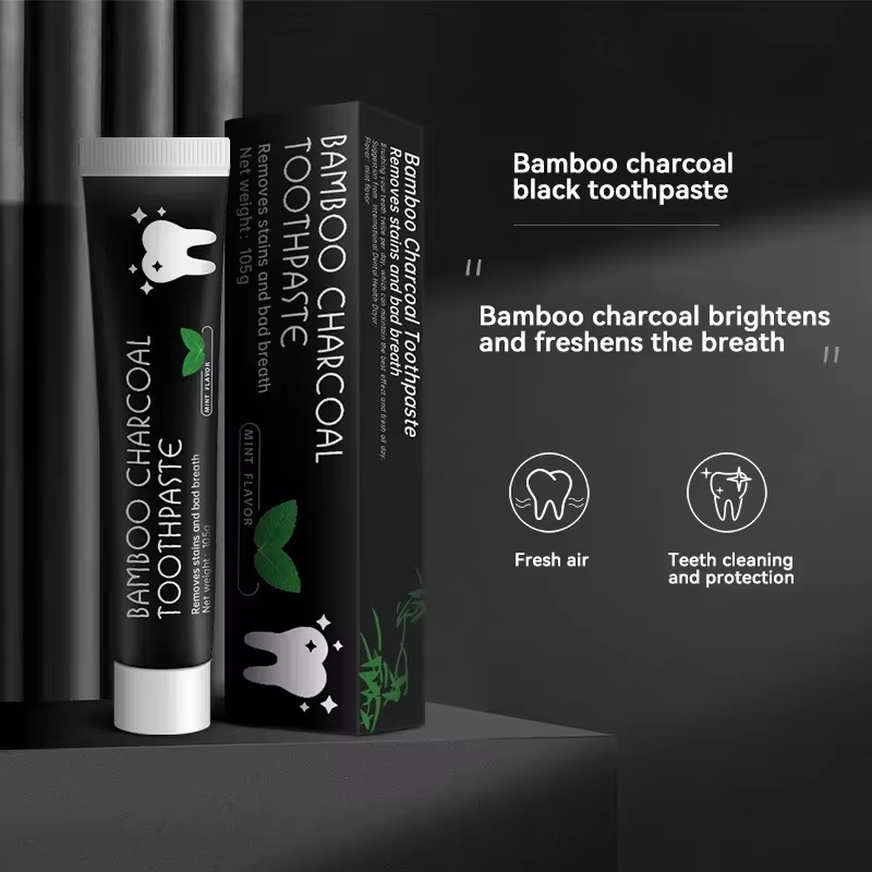 Clareador creme dental de carv - Teeth Whitening Charcoal avaliação e preço
