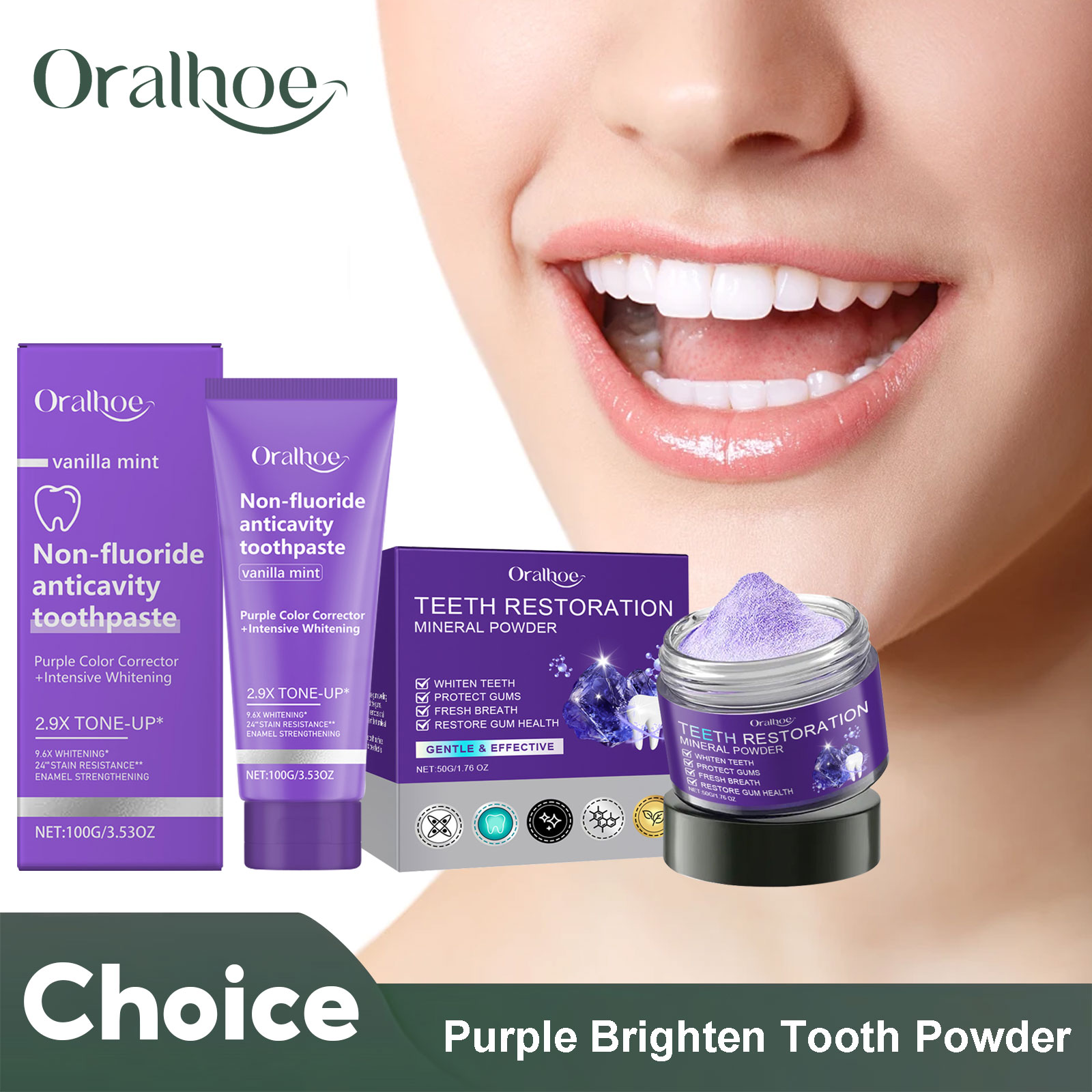 Teeth Restoration Mineral Powd - Teeth Whitening Foam avaliação e preço