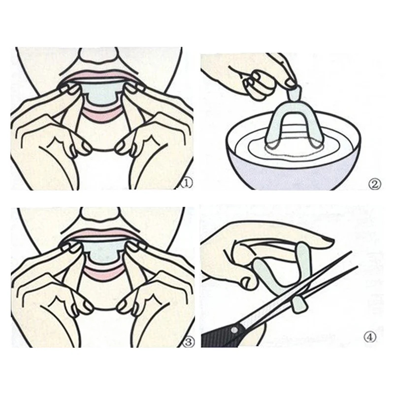 1/8pc protetor de boca eva pro - Teeth Whitening Foam avaliação e preço