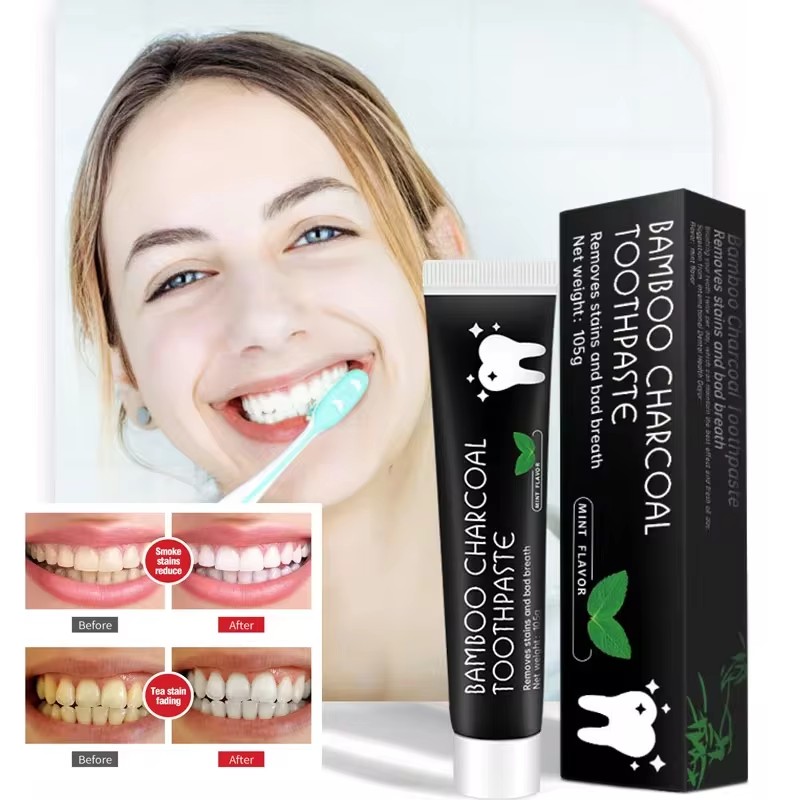 Pasta de Dente Clareadora com  - Teeth Whitening Charcoal avaliação e preço