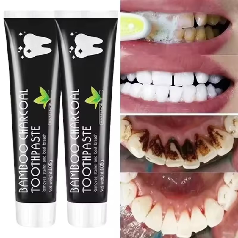 Pasta de Dente Clareadora com  - Teeth Whitening Charcoal avaliação e preço