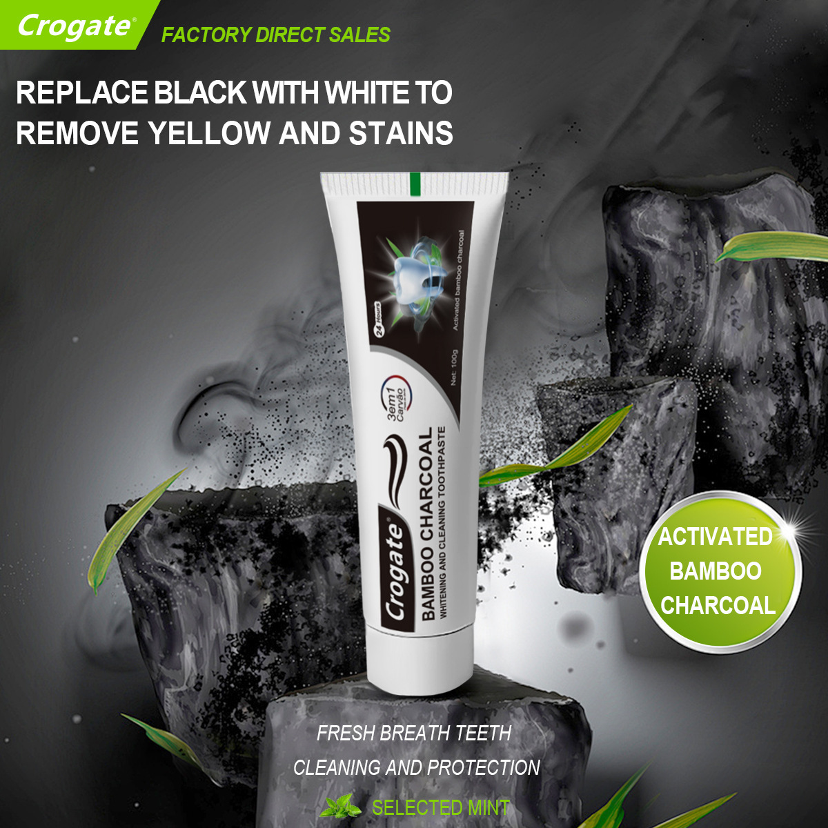 @@Pasta de Dente Clareadora co - Teeth Whitening Charcoal avaliação e preço