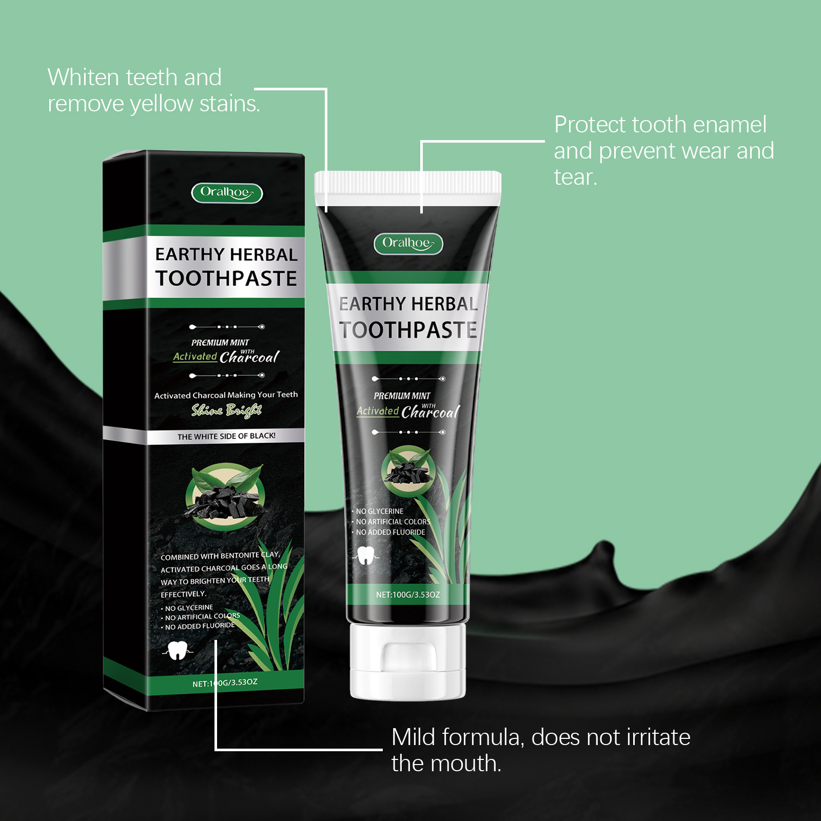 Pasta de Dente de Carvão de Ba - Teeth Whitening Charcoal avaliação e preço